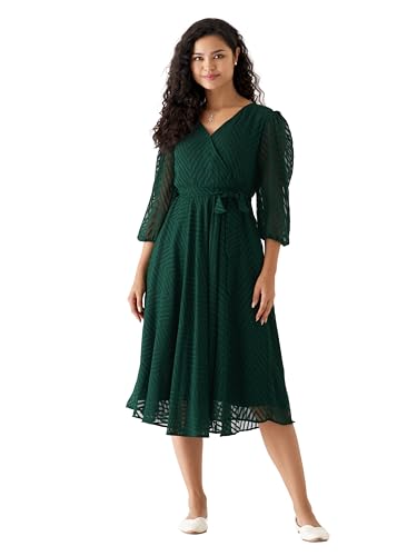 Image of AASK Women Fancy Plain & Solid Designer Dress for Women