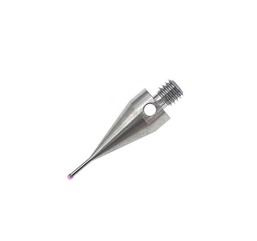 Image of Cmm Touch Probe Tips CMM Stylus for CMM Machine CNC Machine M4 Thread Shank 1mm Diameter Ruby Tip 20mm Long A-5000-7545
