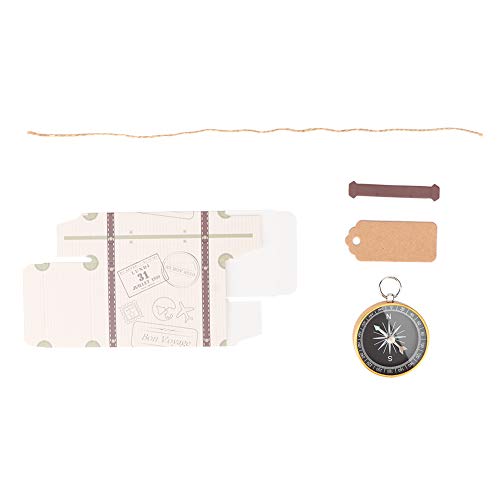 Bordstract set 20 brújulas souvenir con caja para boda miniatura 5