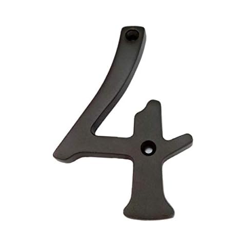 QCAA 6-Inch Solid Brass House Number Cover