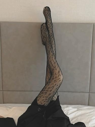 Image of Women Sexy Fishnet Stockings Lace Stockings Black Fish Net Tights Pantyhose Sexy Fishnet Tights (Standard, Black 2)