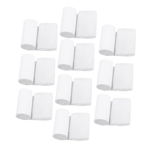 10 rollos de gasa desechable 8x600cm para vendaje de compresión conformable para primeros auxilios miniatura 1