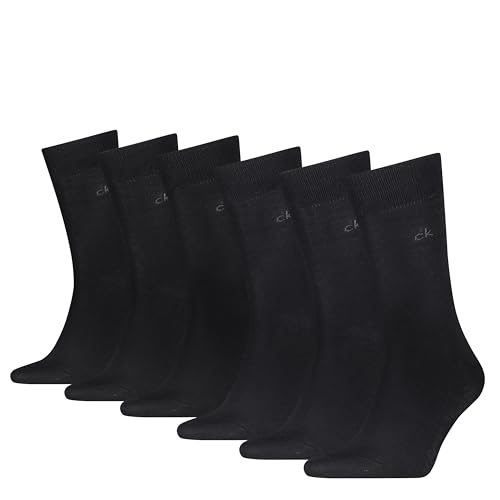 8719965009202 CK Men Socks 6P ECOM, Noir, 43-46