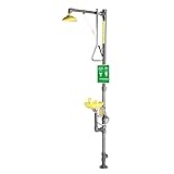 Speakman SE-690-PVC Traditional Series Combination Emergency Shower and Eye/Face Wash, PVC