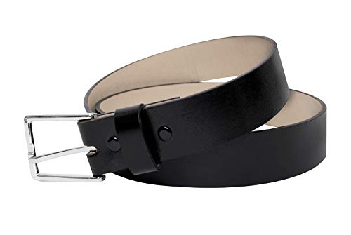 Rothco Bonded Leather Garrison Belt, 40, Nickel, 1 3/4