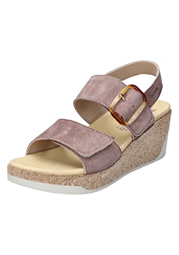 Mephisto Mujer Giulia Suede Mauve Sandalias 40 EU
