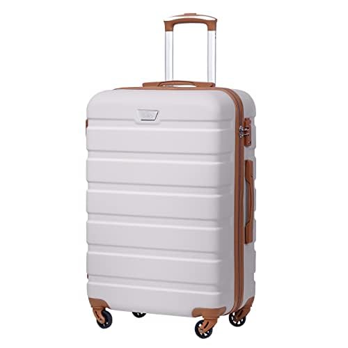 COOLIFE Valigie Valigia Trolley rigido ultraleggero e capiente,Chiusura a combinazione laterale con...