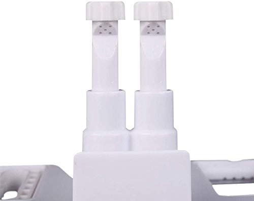 ROHSCE Home Bidet, Self-Cleaning and Dual Retractable Nozzle,Easy to Install Non-Electric Bidet Attachment for Toilet Replace paper towels for thorough cleansing (3/8(Most in Europe)) - Thumbnail 4