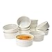 Produktbild MamboCat 12er Set Muffin Förmchen Bianca weiße Auflaufform 250 ml I Creme Brulee Schälchen Set Porzellan spülmaschinenfest I Souffleeförmchen backofenfest I kleine Dessertschalen Ø 11,5 cm
