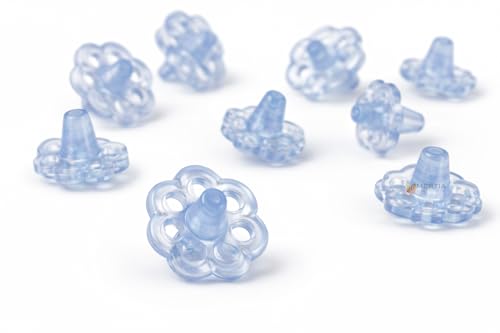 Image of Mertia Earring Back Stopper (200 Pcs) - Secure Earring Backs for Studs, Earrings Back Stopper, Silicone Earring Back Stopper, Earring Safety Backs & Ear Lobe Support