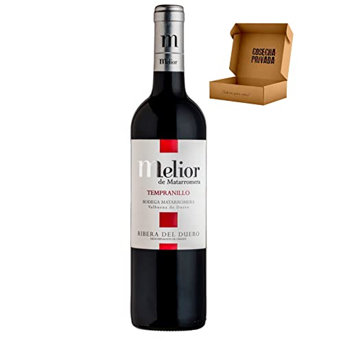 Matarromera - Envío 24 H - Caja Regalo - Ribera del Duero - Cosecha Privada (1 x Botella 75 cl, Melior Tinto)