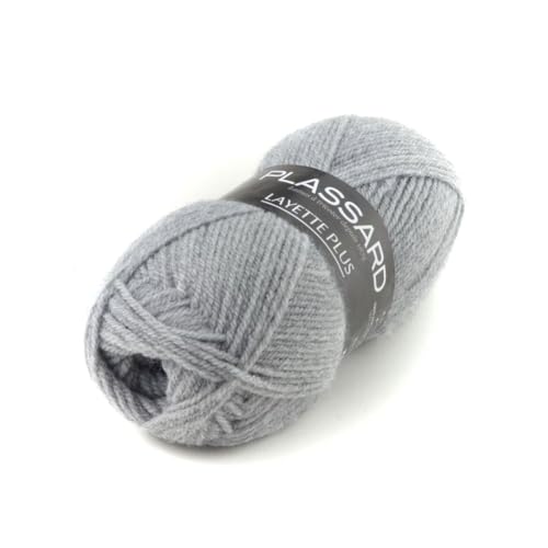 Pelote de Laine Layette Plus 11 Gris Moyen Spécial
