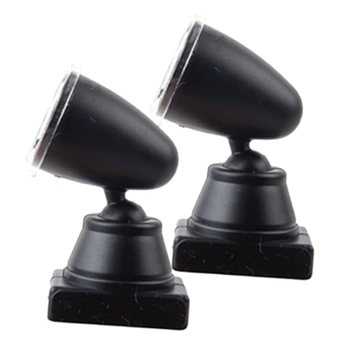 Gadpiparty Model Train Accessories 2 Pack Signal Light Model Railroad Layout Light for DIY Table Decor