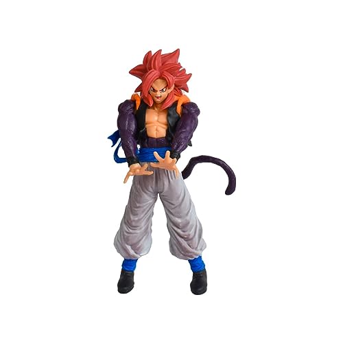 Image of Awestuffs Goku Super Saiyan Large Action Figure Limited Edition Figure Manga Toy Collectible (Goku Super Saiyan IV)