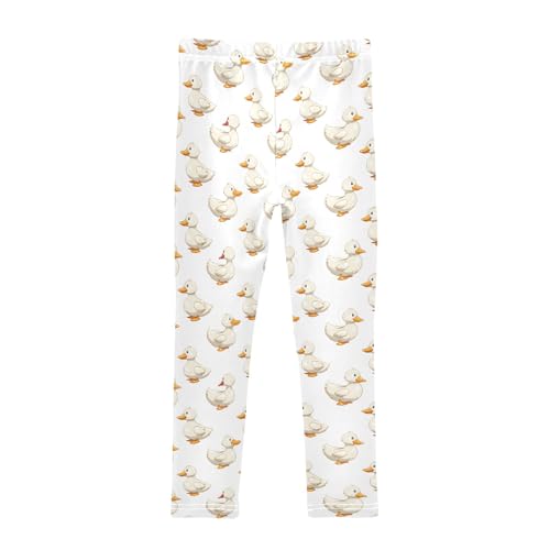 Duck Girls Leggings Kids Yoga Pants Athletic Tights Pants 4-10 Years2