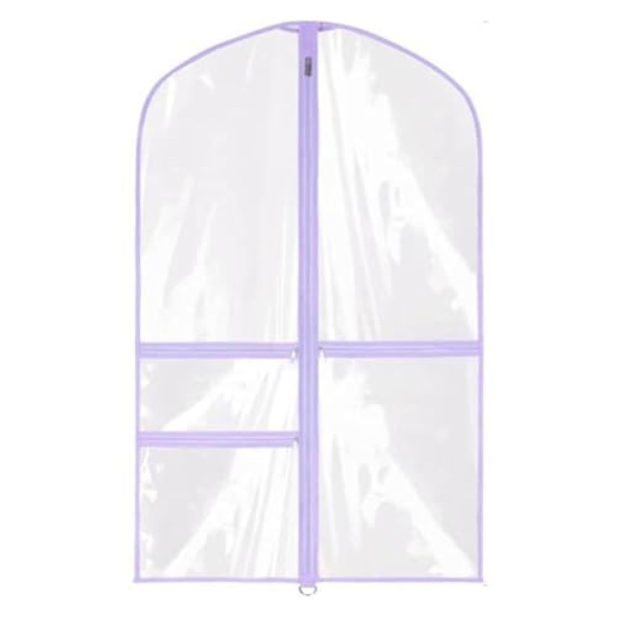 Kids Cheer Uniform Hanging Garment Bag, Clear Violet