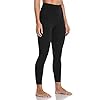 Colorfulkoala-Womens-High-Waisted-Leggings-78-Length-Yoga-Pants Colorfulkoala Women's High Waisted Tummy Control Workout Leggings 7/8 Length Ultra Soft Yoga Pants 25" (M, Black)
