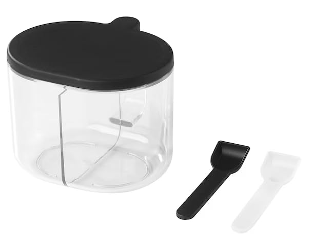 IKEA 調味料容器　★  おしゃれな調味料容器　新品・未使用　値下げしました！ Amazon｜イケア 砂糖入れ 塩入れ プラスチック容器 調味料入れ