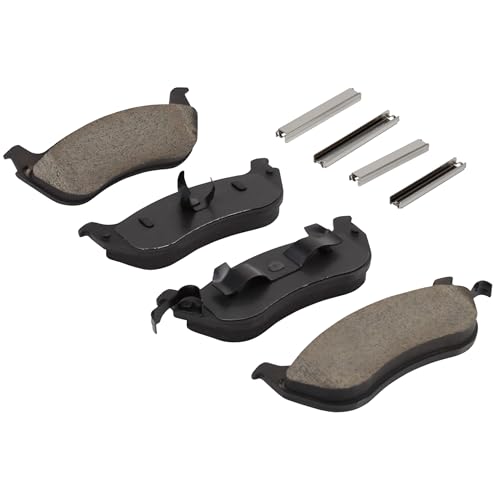 Image of QUALITY-BUILT Rear Semi-Metallic Brake Pads, Premium 1001-0690M, Compatible with 1996-2001 Ford Grand Marquis