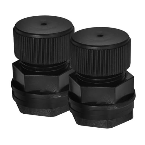 Levemolo Multi-Purpose Water Tank Connector Adapter: 2pcs Bulkhead Fitting Set for Rain Barrel Garden Hose