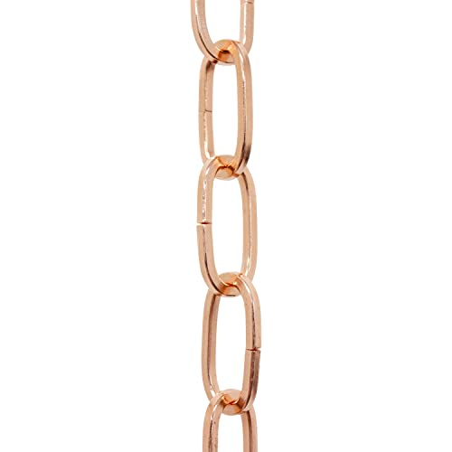 Image of RCH Hardware CH-S62-45-CO-10 Steel Chandelier Chain, Copper (10 Feet)
