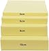 YOUROU 3/5/8/10cm Rembourrage en Mousse 35D Haute Densité,Jaune Mousse d'Ameublement de Rechange pour Coussin de Canapé,Bancs,Chaises,Matelas (Épaisseur 5cm-40x40cm)