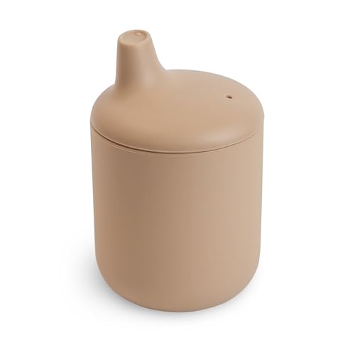 Image of mushie 100% Silicone Baby Sippy Cup | 6 Months+ (Natural)