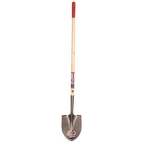 True Temper Round Point Open Back Shovel with 48 Inch Ash Handle