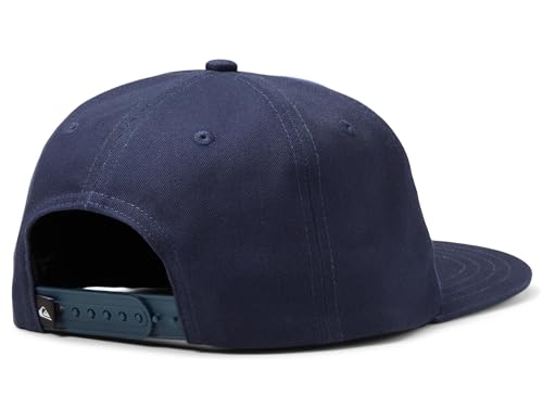 Image of Quiksilver Baby Boy's Basic Lines Toddler Snapback Hat - 5 Panel Low-Profile Design, Monaco Blue 241
