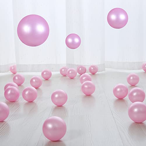Playmaty Colorful Ball Pit Balls - Plastic Phthalate & Bpa Free Ocean Ball Crush Proof Stress Balls For Toddlers And Kids Playhouse Ball Pool Pit Accessories 70 Pieces (Pearl Pink) #TOP1