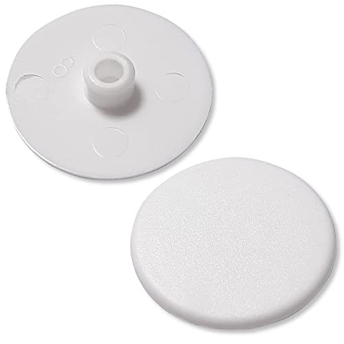 cyclingcolors 20x Screw Cover Cap White Plastic Hexagon Allen Head Hole Socket Hex Protector Furniture Screws caps SW4 - Image 2