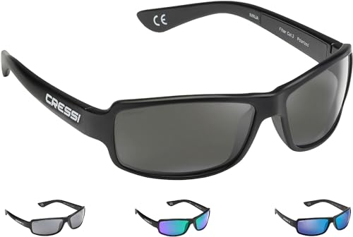 cressi NINJA SUNGLASSES SHINY BLACK