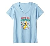 Photo Gallery donna funny banana shirt let s go bananas halloween costume maglietta con collo a v Photo Gallery donna funny banana shirt let s go bananas halloween costume maglietta con collo a v