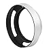 Lens Hood, Portable Universal Aluminium Alloy Hollow Camera Bevel Lens Hood Shade Replacement, Silver (52MM)