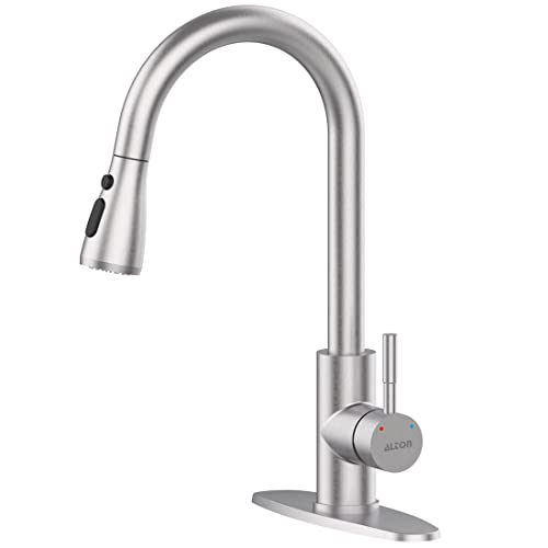 Image of ALTON SUS52055, Single Lever Sink Mixer, Brushed Nickel