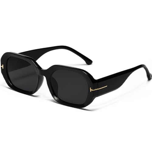 Lunettes de soleil punk ovales protection UV400 vintage rétro mixte