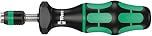 Wera, 7441 Kraftform Giraviti dinamometrici regolabili con porta-inserti Rapidaptor, 1/4 pollice, 1,2-3,0 Nm