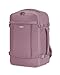 ECOHUB 20L Zaino Ryanair 40x20x25, Zaino Da Viaggio Aereo Bagaglio a Mano Con Scomparto Per Laptop 3D, Resistente all'Acqua Bagaglio a Mano 40x20x25 Ryanair, Riciclato Zaino Viaggio Donna Uomo, Rosa