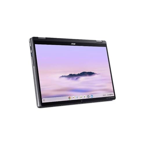Image of Acer Chromebook Plus Spin 514 CPE594-1N CPE594-1N-5551 14 inch Touchscreen Convertible 2 in 1 Chromebook - WUXGA - 60 Hz - Intel Core 5 120U - 16 GB - 256 GB SSD - English (US) Keyboard - Iron