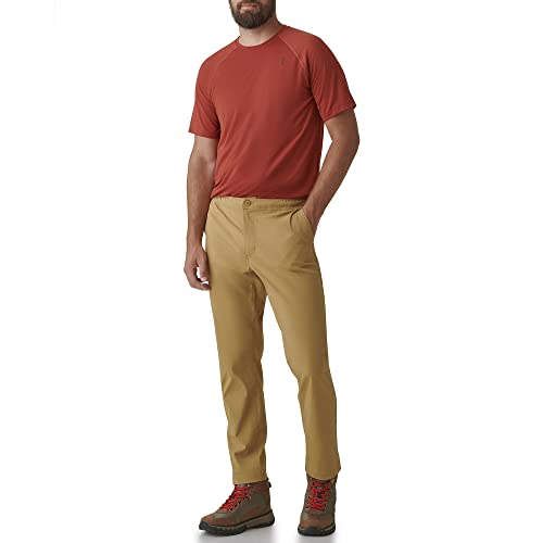 BASS OUTDOOR Men's Elastic Waist Woven Slacks