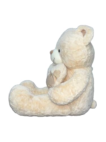 Image of Storescent 4.5ft Teddy Bear Soft Toy | Premium Imported Fabric with Embroidery | Stuffed Plush Toy for Boys & Girls for Kids & Loved Ones - Pink