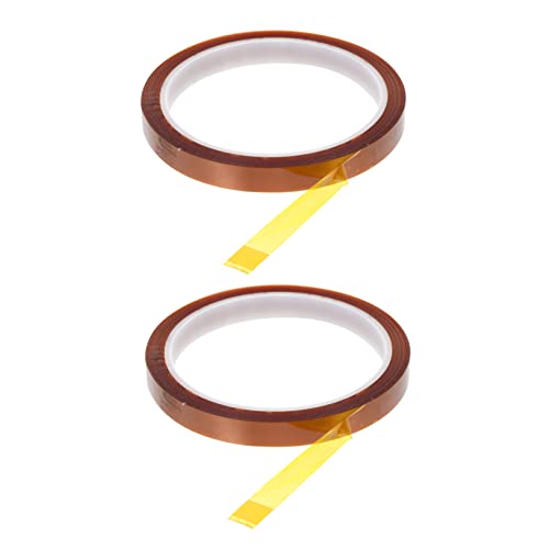 HOLIDYOYO 2pcs High-Temperature Heat Transfer Tape 320°c Insulation Tape for PCB Soldering