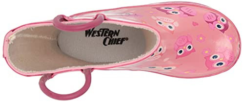 Image of Western Chief Kids Ladybug Rain Boot(Toddler /Little Kid /Big Kid) | Built for outdoor play, pull-on loops for self-dressing, comfort EVA insole, rubber traction outsole, toddler to big kid size