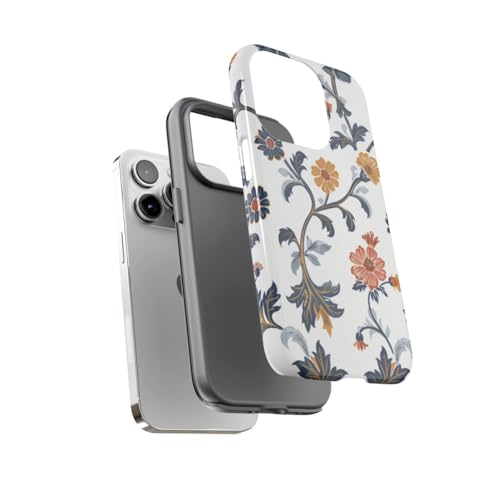 Coque iPhone 14 Pro rigide florale brillante protège des chocs - 3