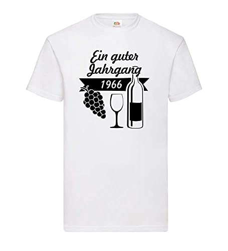 T-shirt homme 1966 blanc XXXL : coupe ample confortable