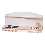 Holzspielzeug-Peitz weiße Tischküche aus Holz | Kinder-Spielküche 1228