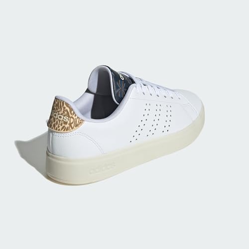 Image of adidas Womens Advantage Lace Up Sneakers Shoes Casual - White
