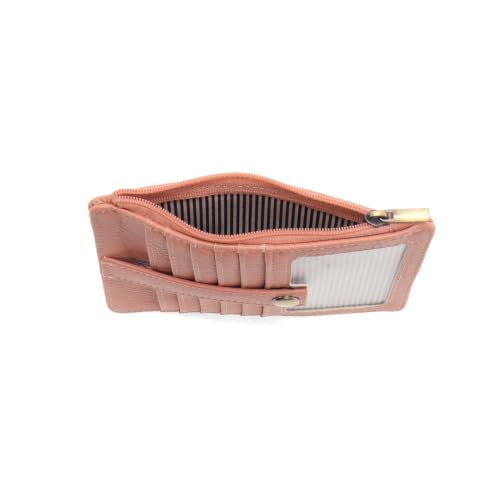 Image of Joy Susan Women's Fashion Purse New Penny Mini Travel Wallet Hand Bag - Clay Pink