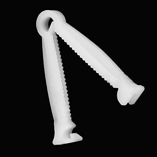 Image of AYNEFY 100 PCS Compact Size Umbilical Cord Clip, Newborn Umbilical Cord Clamp Pig Piglet Umbilical Navel Cord Clamp for Pet Animals Lamb Goat Puppy Whelping Kit