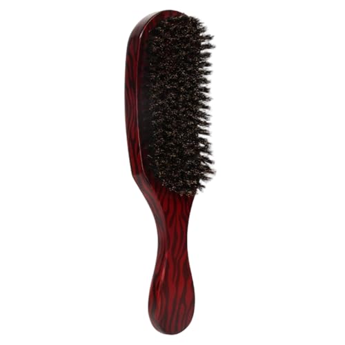 Cepillo de pelo de cerdas naturales de jabalí suave y madera noble para un acabado de salón